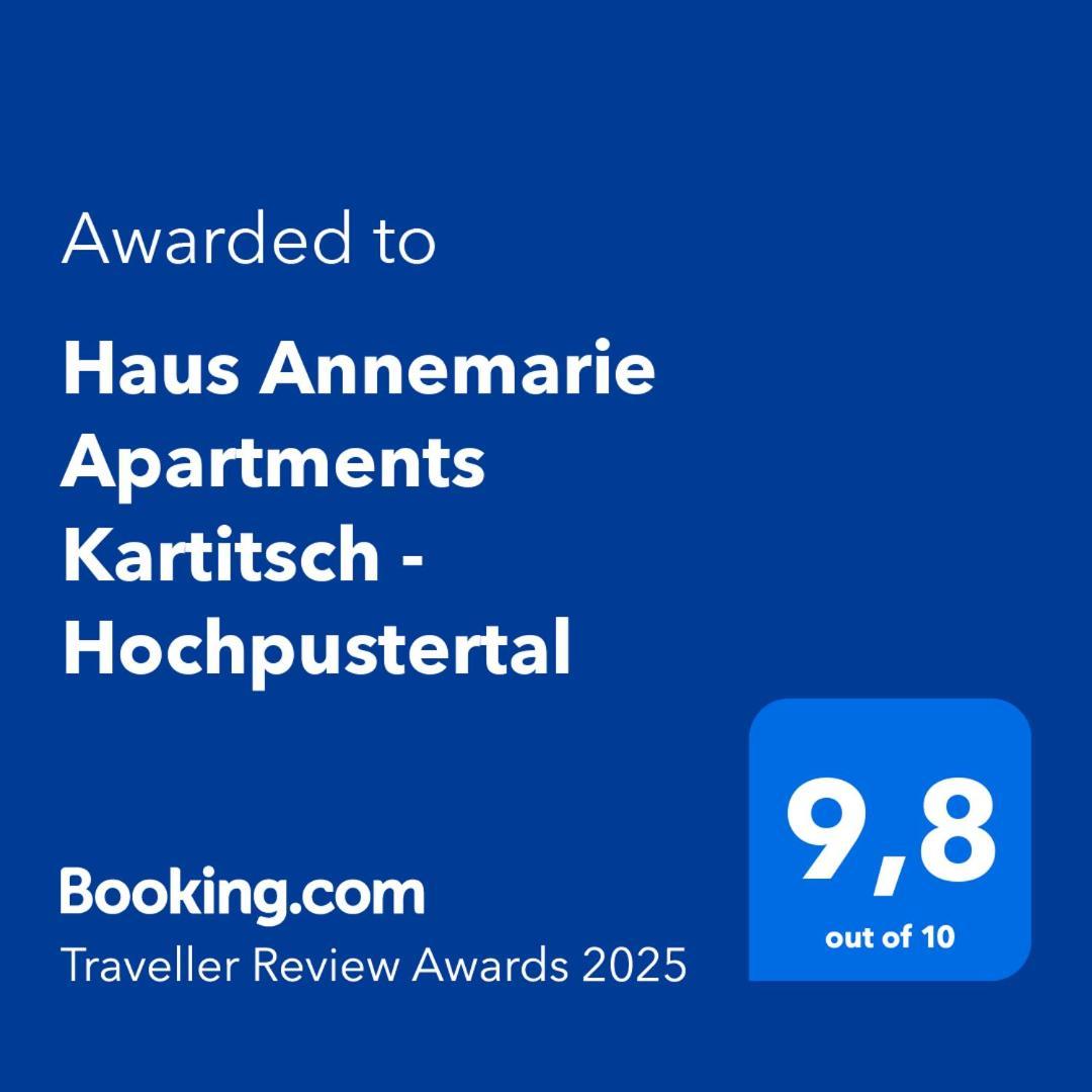 Haus Annemarie Apartments Kartitsch - Hochpustertal Exterior foto